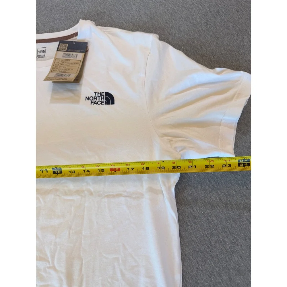 The North Face Hangeul S/S R/Tee 3 White Korean Alphabet Graphic Tee NT7UQ54B